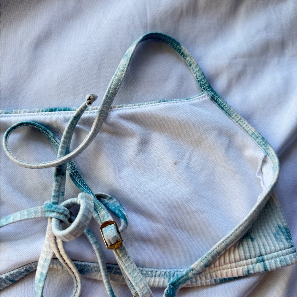 Trendy Bralette Set - Tie-Dye, Orange, Black - Picture 6 of 6